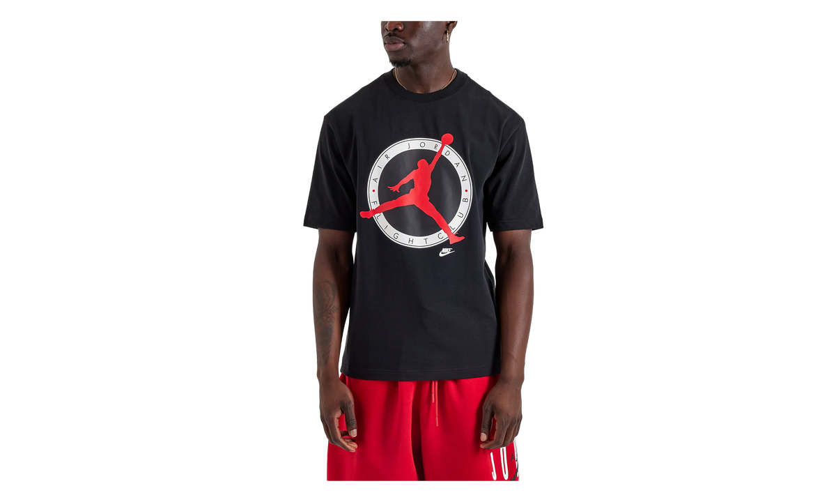 Jordan Flight Club T-Shirt Black / University Red IM1352 010